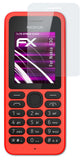 Glasfolie atFoliX kompatibel mit Nokia 130, 9H Hybrid-Glass FX