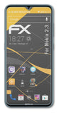 Panzerfolie atFoliX kompatibel mit Nokia 2.3, entspiegelnde und stoßdämpfende FX (3X)