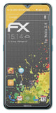 Panzerfolie atFoliX kompatibel mit Nokia 2.4, entspiegelnde und stoßdämpfende FX (3X)