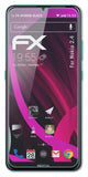 Glasfolie atFoliX kompatibel mit Nokia 2.4, 9H Hybrid-Glass FX