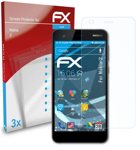 atFoliX FX-Clear Schutzfolie für Nokia 2