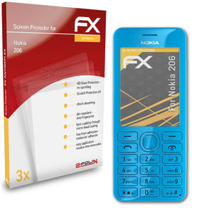 atFoliX FX-Antireflex Displayschutzfolie für Nokia 206