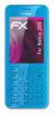 Glasfolie atFoliX kompatibel mit Nokia 206, 9H Hybrid-Glass FX