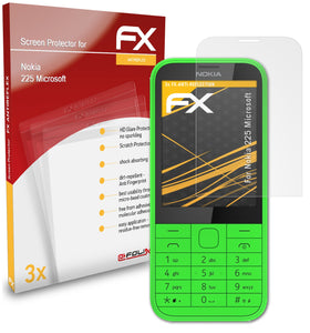 atFoliX FX-Antireflex Displayschutzfolie für Nokia 225 (Microsoft)