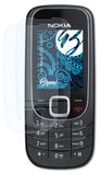 Schutzfolie Bruni kompatibel mit Nokia 2323 Classic, glasklare (2er Set)