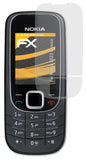 Panzerfolie atFoliX kompatibel mit Nokia 2323 Classic, entspiegelnde und stoßdämpfende FX (3er Set)