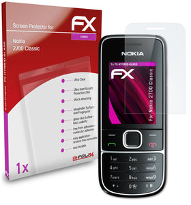atFoliX FX-Hybrid-Glass Panzerglasfolie für Nokia 2700 Classic