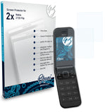 Bruni Basics-Clear Displayschutzfolie für Nokia 2720 Flip