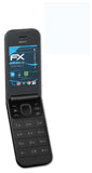 Schutzfolie atFoliX kompatibel mit Nokia 2720 Flip, ultraklare FX (3er Set)