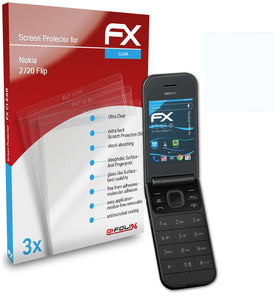 atFoliX FX-Clear Schutzfolie für Nokia 2720 Flip
