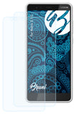Bruni Schutzfolie kompatibel mit Nokia 3.1 C, glasklare Folie (2X)