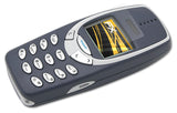 Panzerfolie atFoliX kompatibel mit Nokia 3310, entspiegelnde und stoßdämpfende FX (3X)