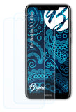 Schutzfolie Bruni kompatibel mit Nokia 5.1 Plus / X5, glasklare (2X)