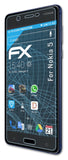 Schutzfolie atFoliX kompatibel mit Nokia 5, ultraklare FX (3X)