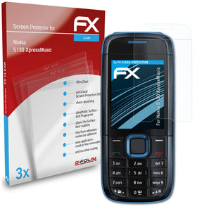 atFoliX FX-Clear Schutzfolie für Nokia 5130 XpressMusic