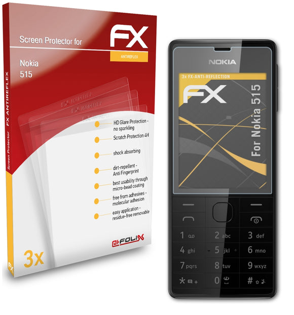 atFoliX FX-Antireflex Displayschutzfolie für Nokia 515