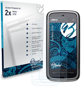 Bruni Basics-Clear Displayschutzfolie für Nokia 5230