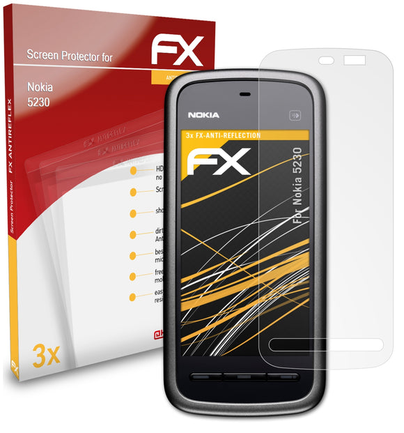 atFoliX FX-Antireflex Displayschutzfolie für Nokia 5230