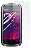 Glasfolie atFoliX kompatibel mit Nokia 5230, 9H Hybrid-Glass FX