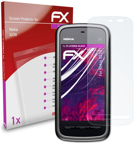 atFoliX FX-Hybrid-Glass Panzerglasfolie für Nokia 5230