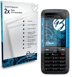 Bruni Basics-Clear Displayschutzfolie für Nokia 5310 XpressMusic