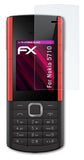Glasfolie atFoliX kompatibel mit Nokia 5710, 9H Hybrid-Glass FX