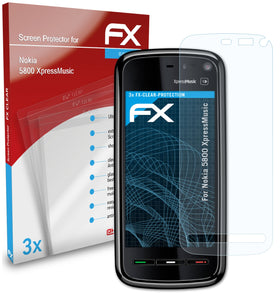 atFoliX FX-Clear Schutzfolie für Nokia 5800 XpressMusic
