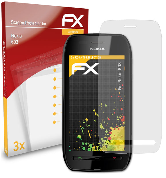 atFoliX FX-Antireflex Displayschutzfolie für Nokia 603