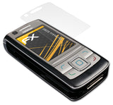 Panzerfolie atFoliX kompatibel mit Nokia 6280, entspiegelnde und stoßdämpfende FX (3X)