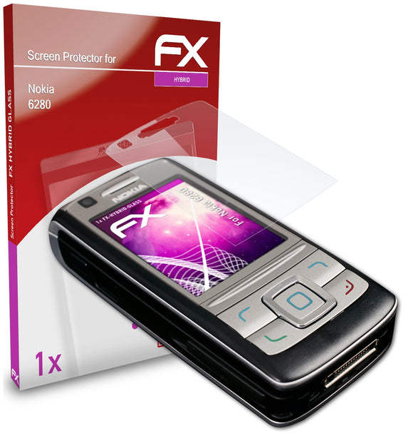 atFoliX FX-Hybrid-Glass Panzerglasfolie für Nokia 6280