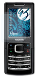 Schutzfolie Bruni kompatibel mit Nokia 6500 Classic, glasklare (2X)