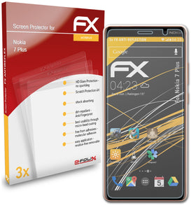 atFoliX FX-Antireflex Displayschutzfolie für Nokia 7 Plus