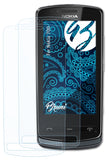 Schutzfolie Bruni kompatibel mit Nokia 700, glasklare (2X)