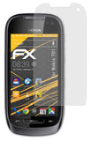 atFoliX Panzerfolie kompatibel mit Nokia 701, entspiegelnde und stoßdämpfende FX Schutzfolie (3X)