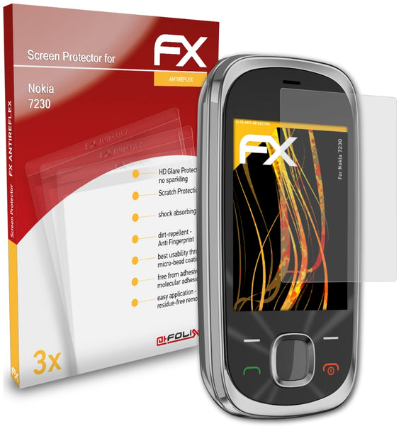 atFoliX FX-Antireflex Displayschutzfolie für Nokia 7230