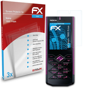 atFoliX FX-Clear Schutzfolie für Nokia 7900 Prism