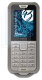 Schutzfolie Bruni kompatibel mit Nokia 800 Tough, glasklare (2X)
