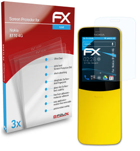 atFoliX FX-Clear Schutzfolie für Nokia 8110 4G