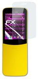 Glasfolie atFoliX kompatibel mit Nokia 8110 4G, 9H Hybrid-Glass FX