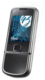 Schutzfolie Bruni kompatibel mit Nokia 8800 Carbon Arte, glasklare (2X)