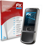 atFoliX FX-Clear Schutzfolie für Nokia 8800 Carbon Arte