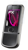 Glasfolie atFoliX kompatibel mit Nokia 8800 Carbon Arte, 9H Hybrid-Glass FX