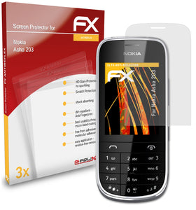 atFoliX FX-Antireflex Displayschutzfolie für Nokia Asha 203