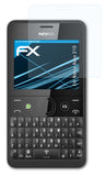 Schutzfolie atFoliX kompatibel mit Nokia Asha 210, ultraklare FX (3X)