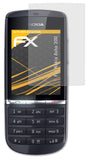 Panzerfolie atFoliX kompatibel mit Nokia Asha 300, entspiegelnde und stoßdämpfende FX (3X)