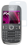Glasfolie atFoliX kompatibel mit Nokia Asha 302, 9H Hybrid-Glass FX