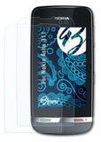 Schutzfolie Bruni kompatibel mit Nokia Asha 311, glasklare (2X)