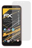 Panzerfolie atFoliX kompatibel mit Nokia C1, entspiegelnde und stoßdämpfende FX (3X)