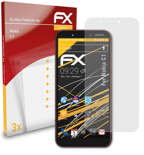 atFoliX FX-Antireflex Displayschutzfolie für Nokia C1