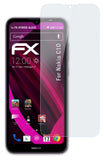 Glasfolie atFoliX kompatibel mit Nokia C10, 9H Hybrid-Glass FX